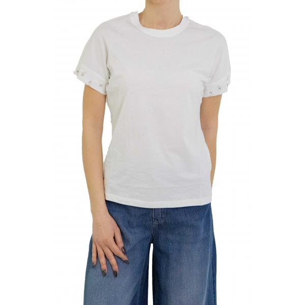 Maglia con manica con brillantini Only